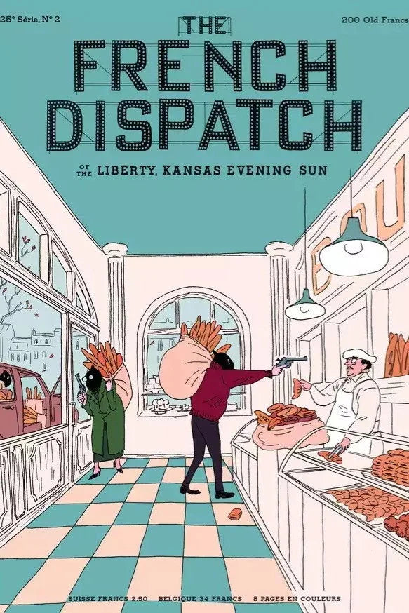 The French Dispatch (2021) Art Print - Premium Movie Poster