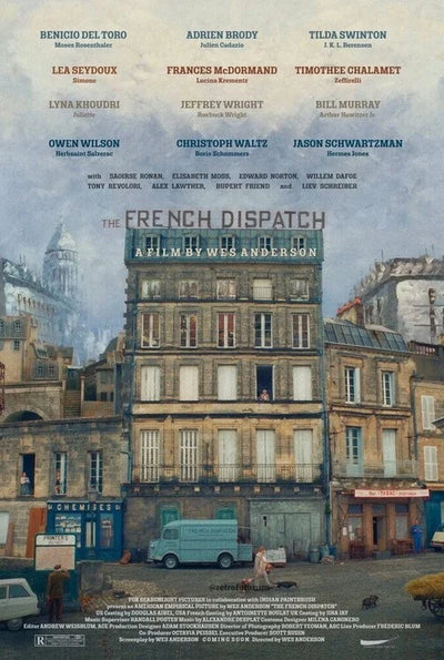 The French Dispatch (2021) Cinematic Art Print - Premium Movie Poster