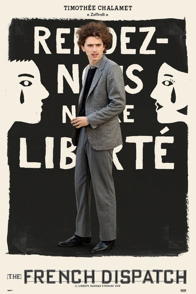 The French Dispatch 2021 Movie Poster Print - Premium Movie Poster