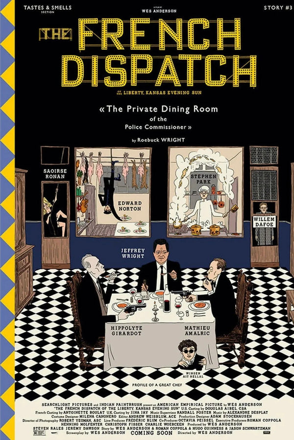 The French Dispatch 2021 Poster: Wes Anderson Style - Premium Movie Poster