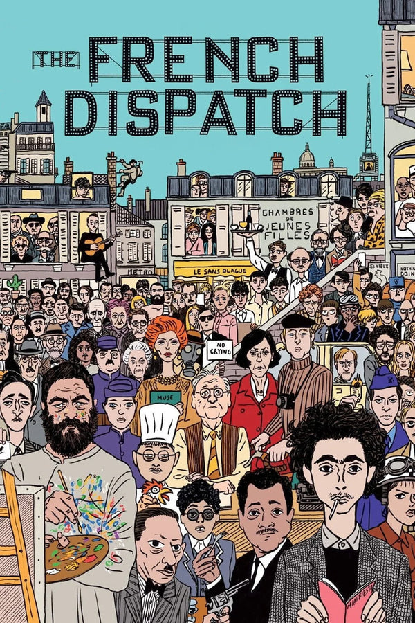 The French Dispatch 2021: Stylish Movie Poster - Premium Movie Poster