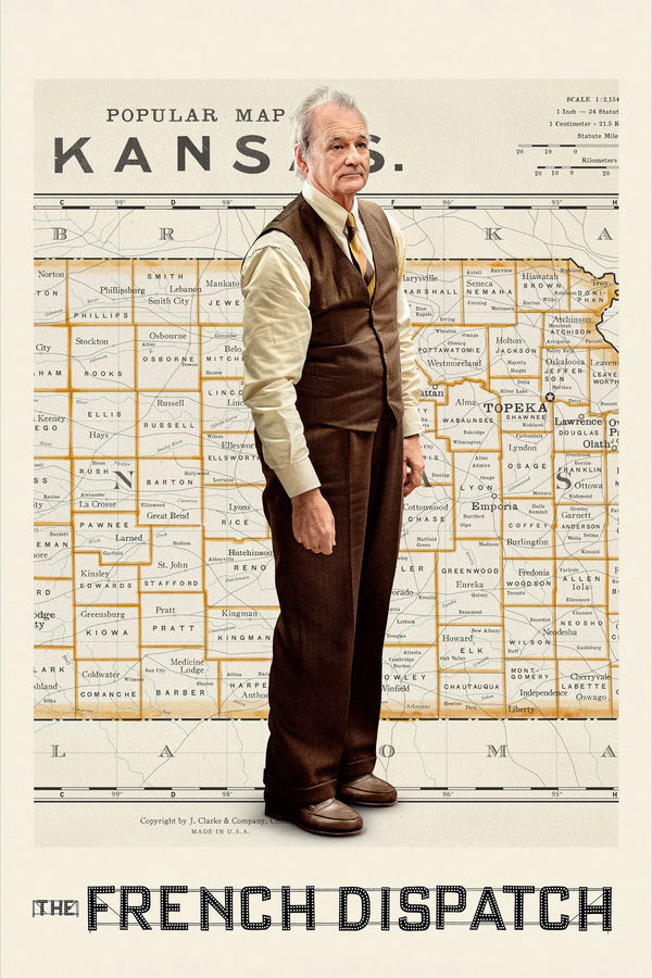 The French Dispatch (2021) Wes Anderson Art Poster - Premium Movie Poster