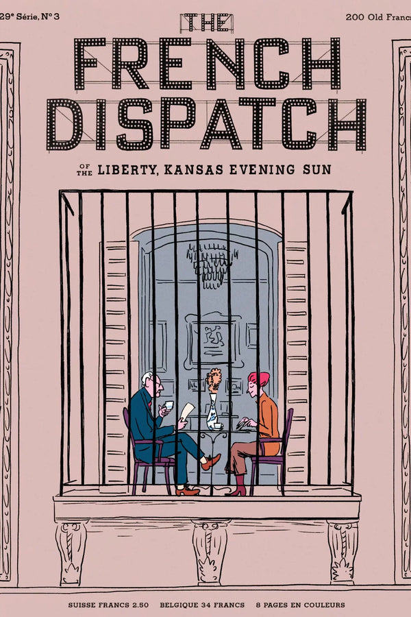 The French Dispatch 2021: Wes Anderson's Whimsical Wall Art - Premium Movie Poster
