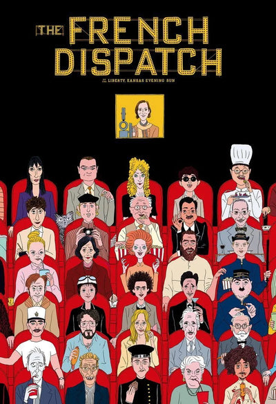 The French Dispatch (2021) Wes Anderson Wall Art Print - Premium Movie Poster