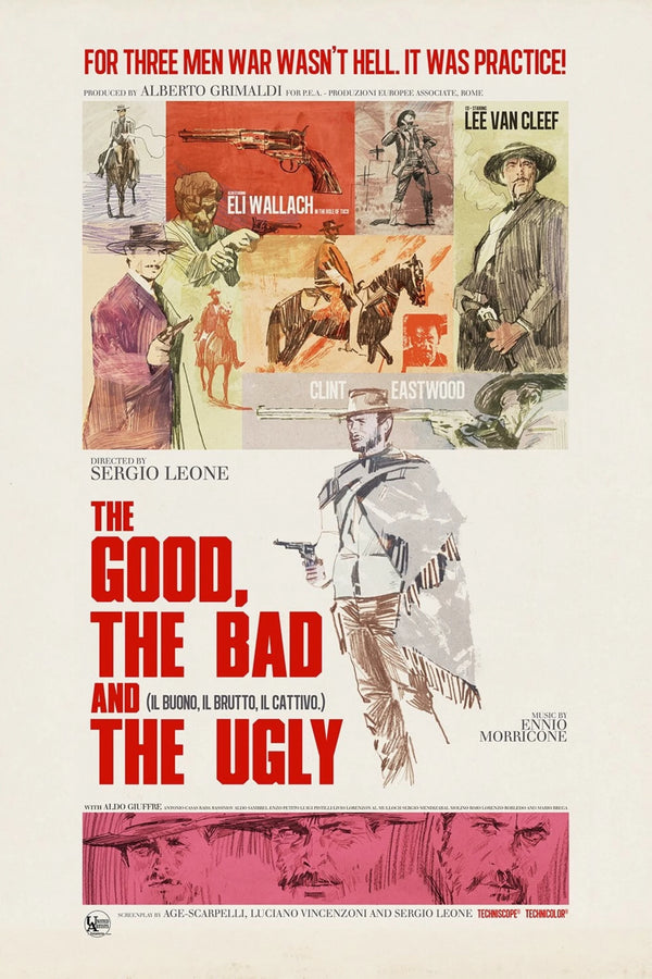The Good, the Bad and the Ugly(1966) - Classic Movie Wall... - Premium Movie Poster