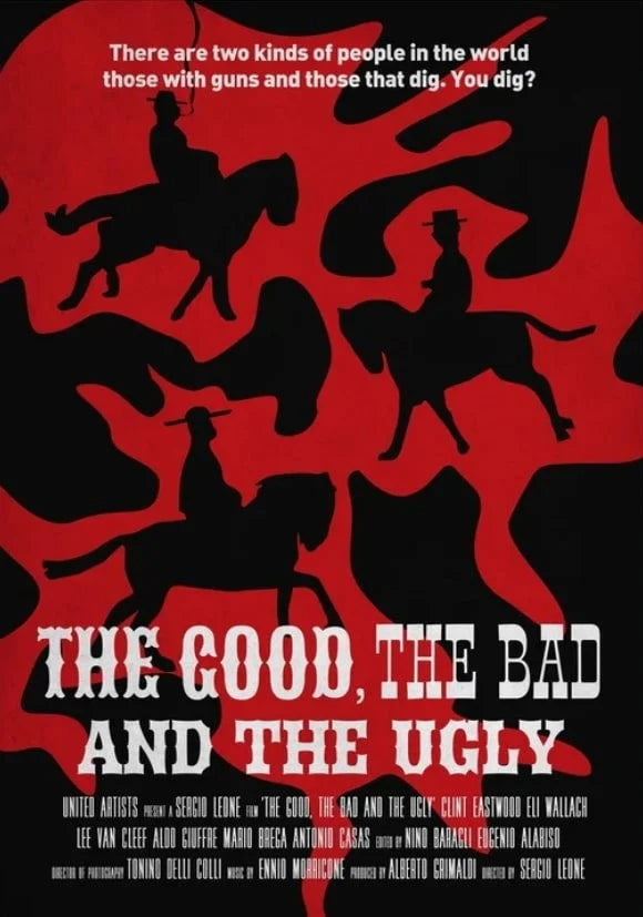 The Good, the Bad and the Ugly(1966) - Decorative Film Print - Premium Movie Poster