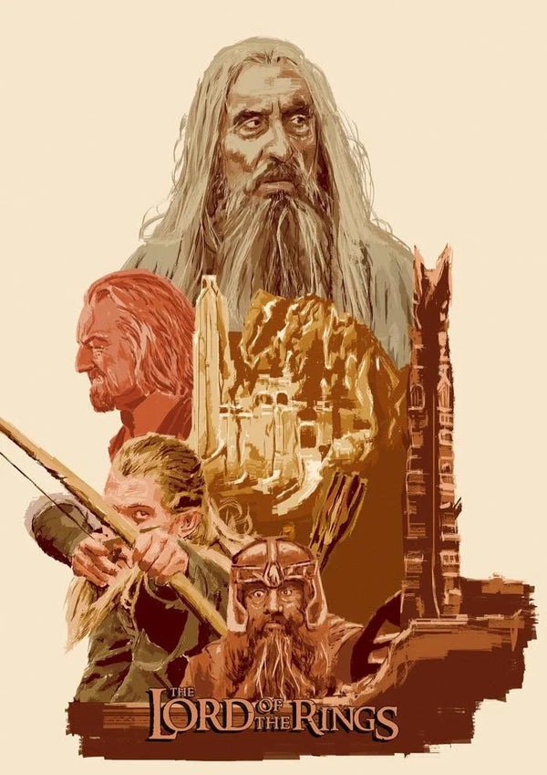 The Lord of the Rings: The Two Towers(2002) - Limited Edi... - Premium Movie Poster