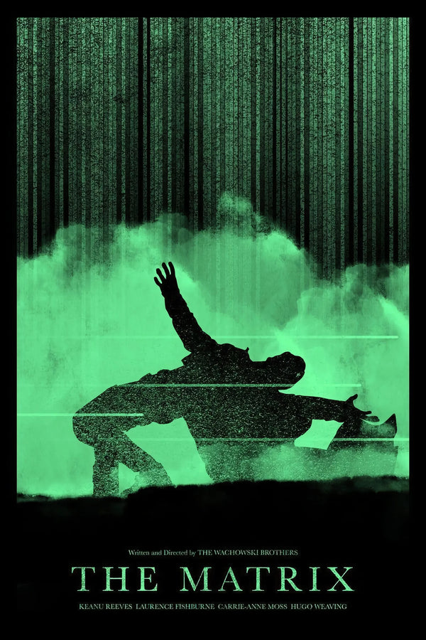 The Matrix (1999) Cyberpunk Wall Poster - Premium Movie Poster