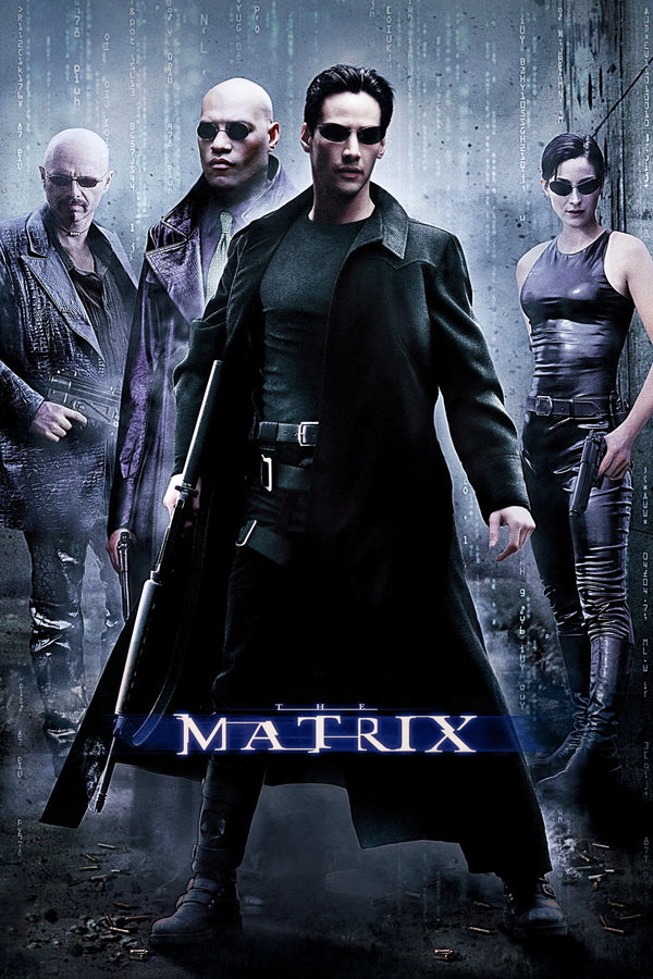 The Matrix (1999) Digital Rain Poster - Premium Movie Poster