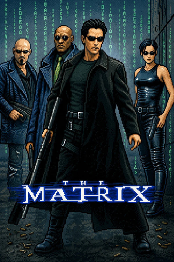The Matrix 1999 Digital Rain Wall Poster - Premium Movie Poster