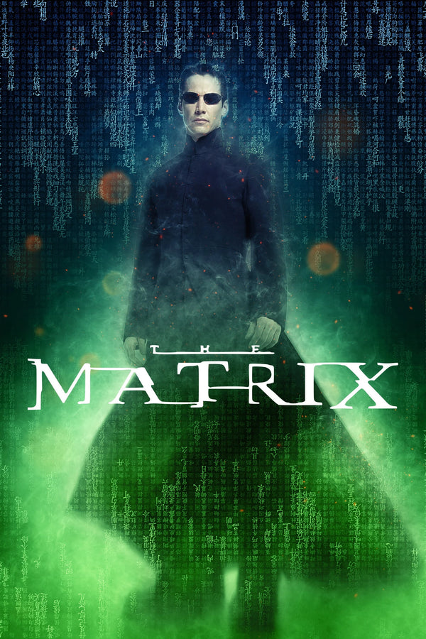 The Matrix 1999 Iconic Code Rain Wall Poster Art - Premium Movie Poster