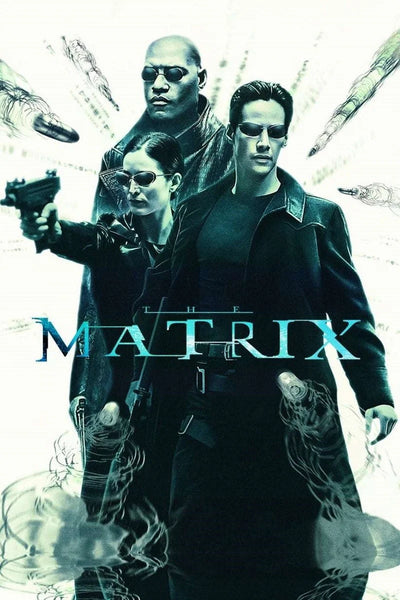 The Matrix (1999) Neo Iconic Digital Rain Wall Poster - Premium Movie Poster