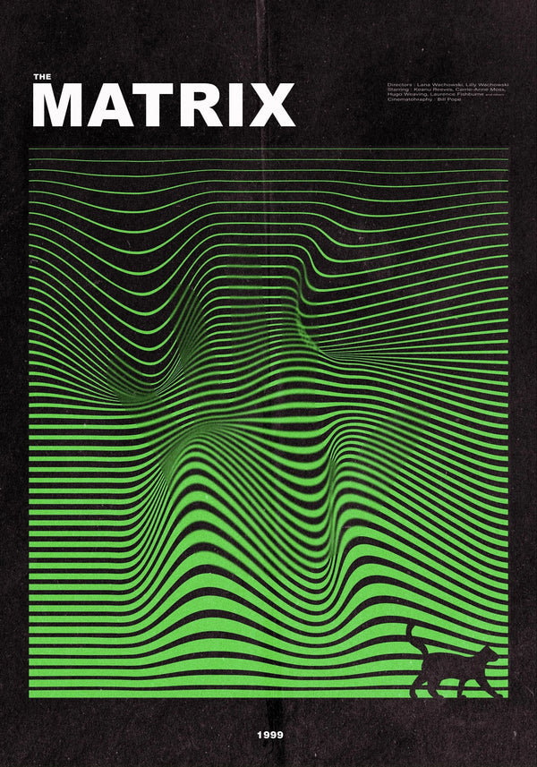 The Matrix (1999) Poster: Iconic Sci-Fi Wall Art - Premium Movie Poster