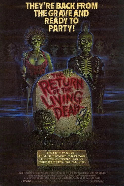The Return of the Living Dead(1985) - Artistic Film Poster - Premium Movie Poster