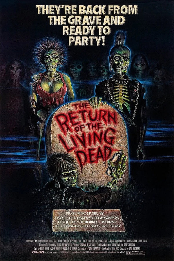 The Return of the Living Dead 1985 Cult Classic Poster - Premium Movie Poster