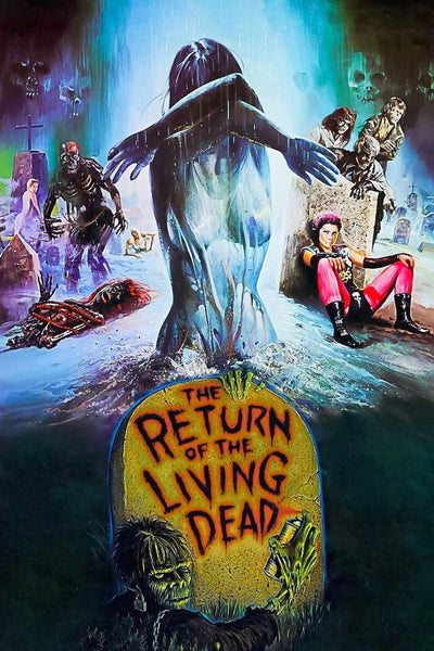 The Return of the Living Dead 1985 Horror Poster Art - Premium Movie Poster