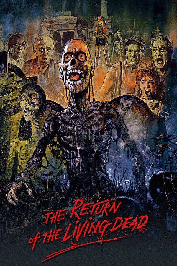 The Return of the Living Dead 1985 Poster Art - Premium Movie Poster