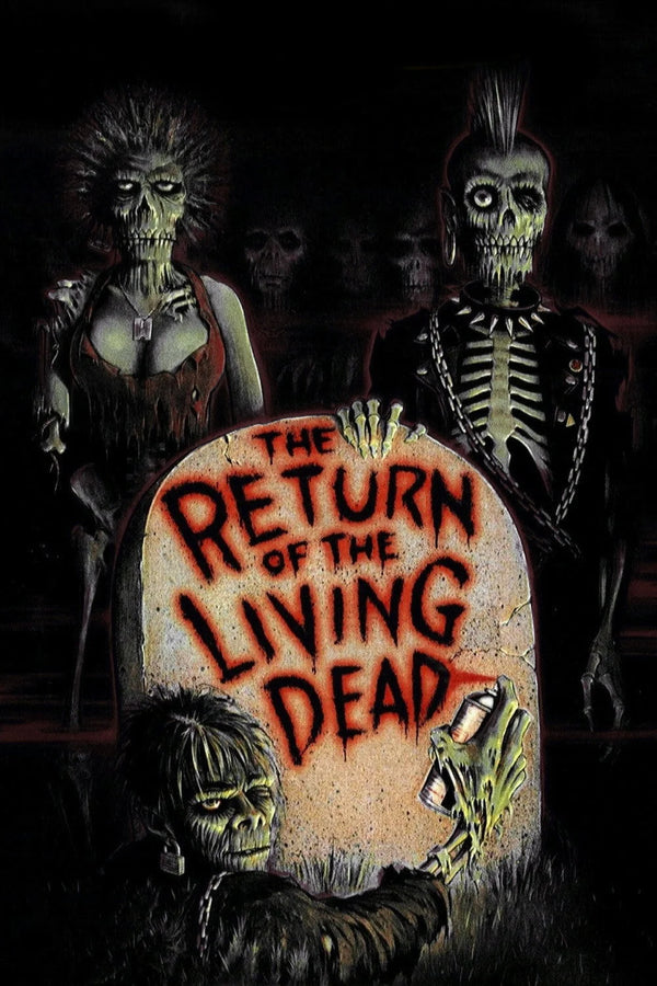 The Return of the Living Dead 1985 Retro Poster - Premium Movie Poster