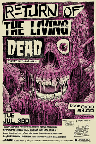 The Return of the Living Dead(1985) - Vintage Style Poster - Premium Movie Poster