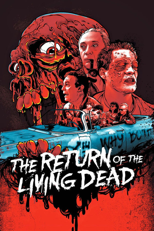 The Return of the Living Dead 1985 Zombie Art - Premium Movie Poster