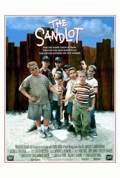 The Sandlot 1993 Poster: Iconic Baseball Art - Premium Movie Poster