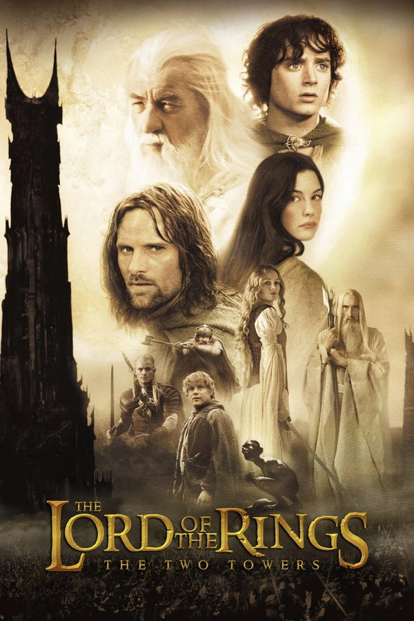 The Two Towers (2002) – Lord of the Rings Iconic Wall Poster - Premium Movie Poster
