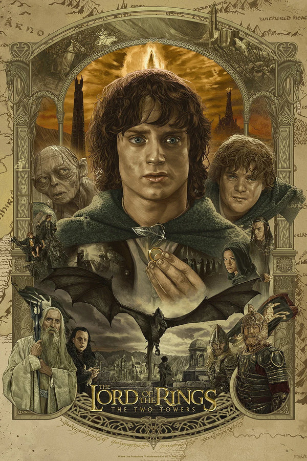 The Two Towers (2002) Wall Art: Embark on an Epic Journey - Premium Movie Poster