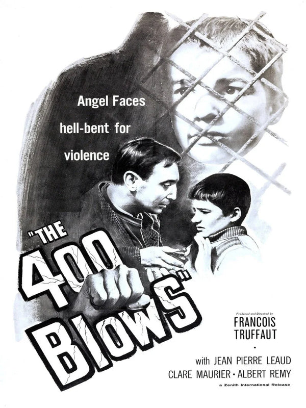The 400 Blows Movie Poster - Classic French New Wave Cinema Movie Poster | Film Wall Art Print