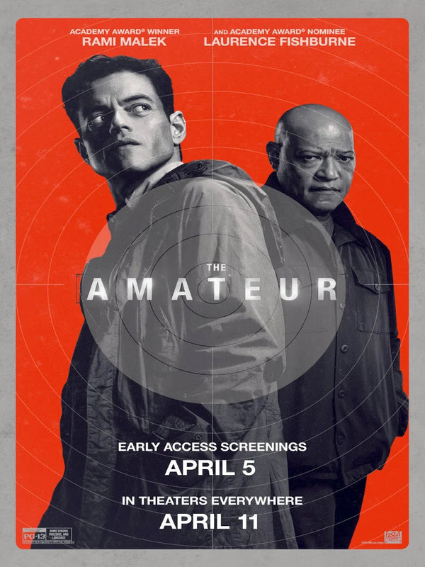 The Amateur Movie Poster - Action Thriller Film Art Movie Poster | Film Wall Art Print