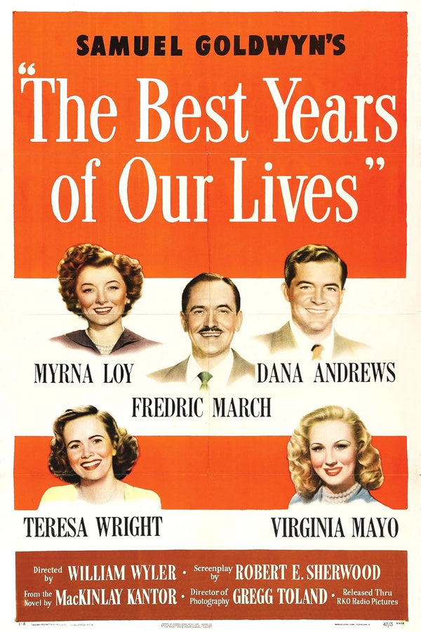 The Best Years of Our Lives Movie Poster - Classic 1946 Film Movie Poster | Film Wall Art Print