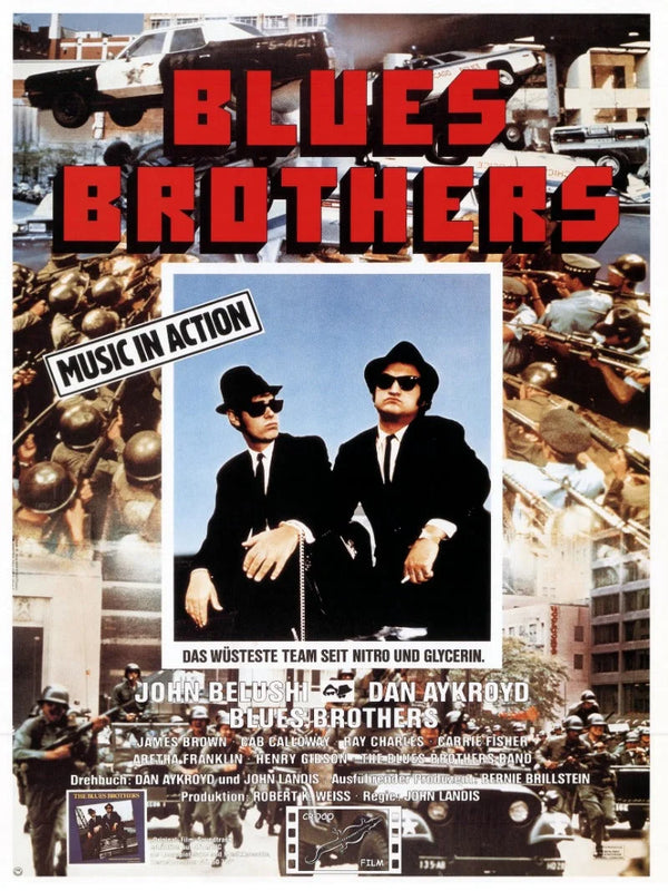 The Blues Brothers Movie Poster - Iconic Comedy Film Art Movie Poster | Film Wall Art Print