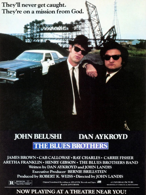 The Blues Brothers Movie Poster - Iconic Film Art Print Movie Poster | Film Wall Art Print