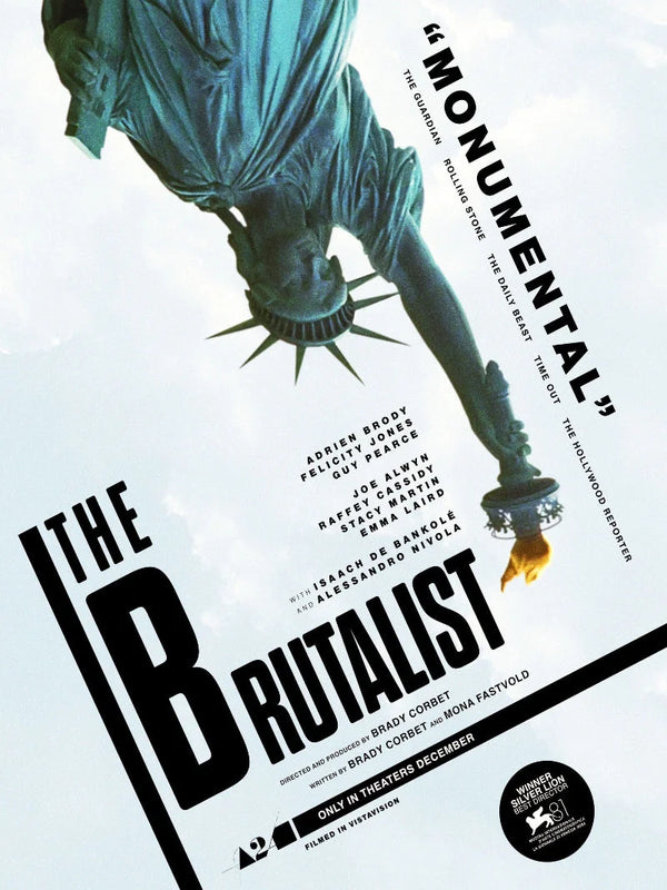 The Brutalist Movie Poster - Epic Drama Film Art Movie Poster | Film Wall Art Print