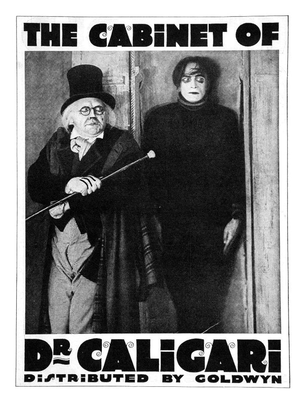 The Cabinet of Dr. Caligari: Iconic German Expressionist Horror Film Poster Movie Poster | Film Wall Art Print