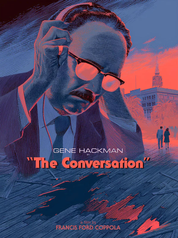 The Conversation Movie Poster - Francis Ford Coppola Thriller Movie Poster | Film Wall Art Print