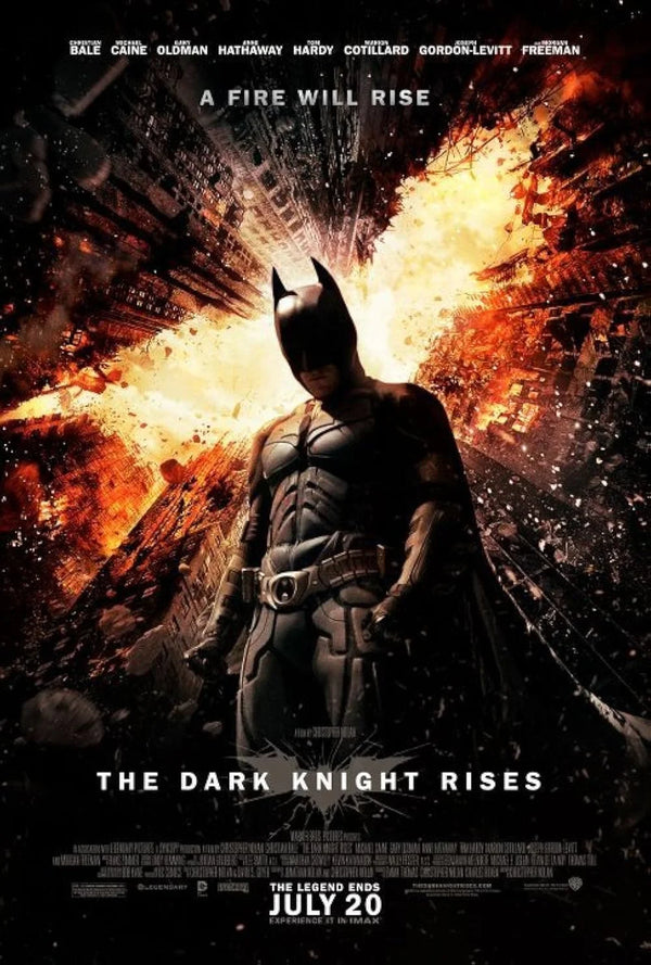 The Dark Knight Rises Movie Poster - Batman Epic Finale Movie Poster | Film Wall Art Print