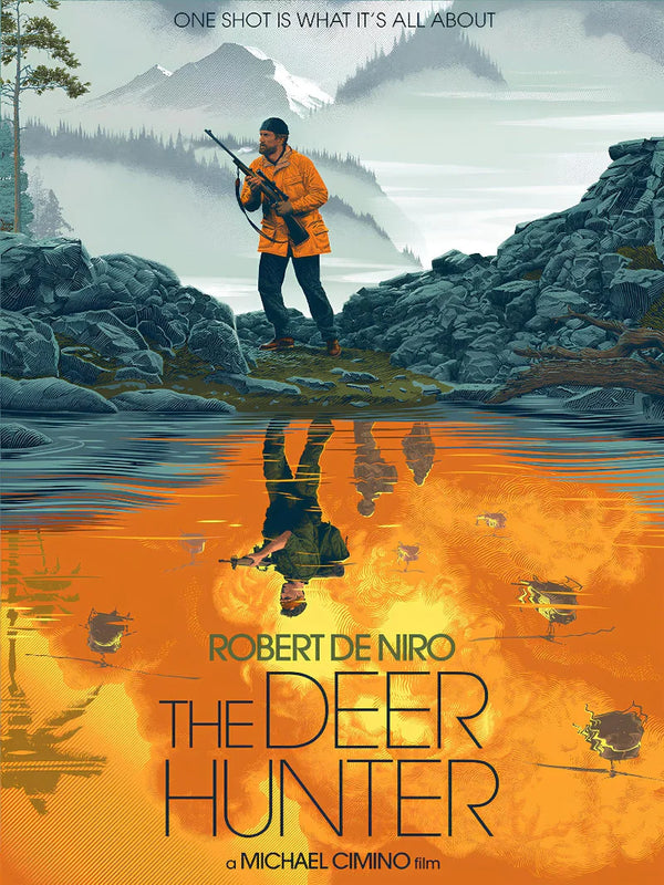 The Deer Hunter Movie Poster - Classic War Drama Film Art Movie Poster | Film Wall Art Print