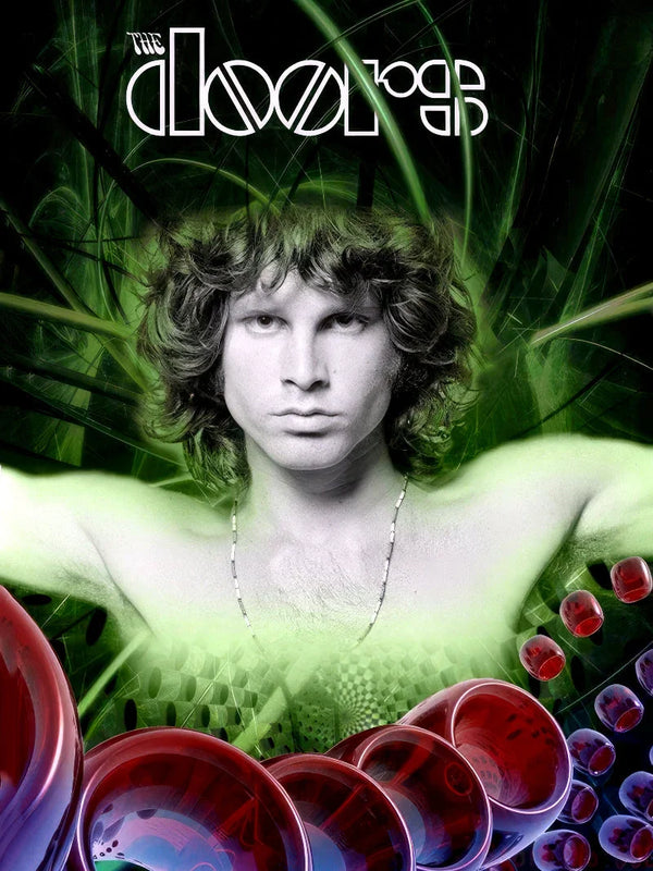 The Doors Jim Morrison Movie Poster - Iconic Rock Legend Art Print Movie Poster | Film Wall Art Print