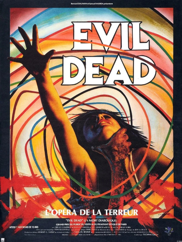 The Evil Dead Movie Poster - Classic Horror Film Artwork Movie Poster | Film Wall Art Print