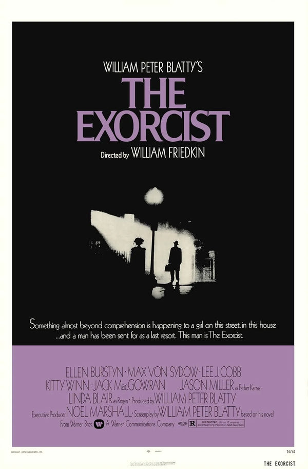 The Exorcist Movie Poster - Iconic Horror Film Art Movie Poster | Film Wall Art Print