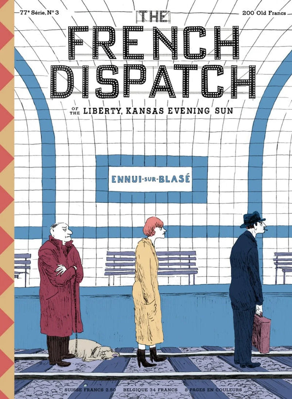The French Dispatch Movie Poster{
   Movie Poster | Film Wall Art Print