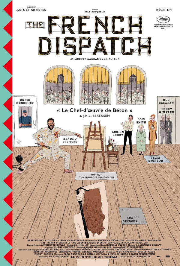The French Dispatch Movie Poster | Film Wall Art Print