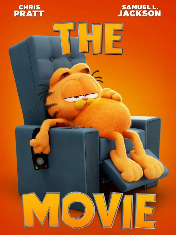 The Garfield Movie - Official Poster | Animated Adventure Film Movie Poster | Film Wall Art Print