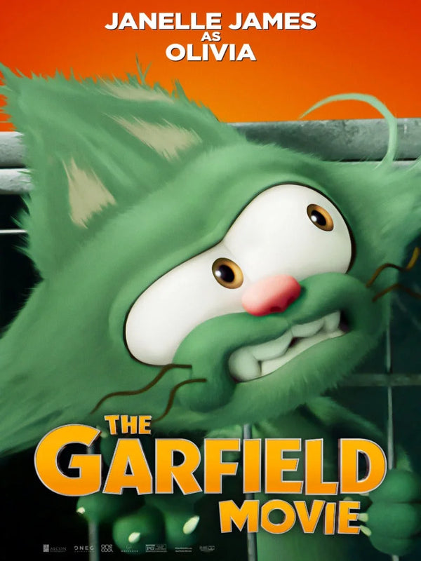 The Garfield Movie Poster - Official Film Artwork Movie Poster | Film Wall Art Print