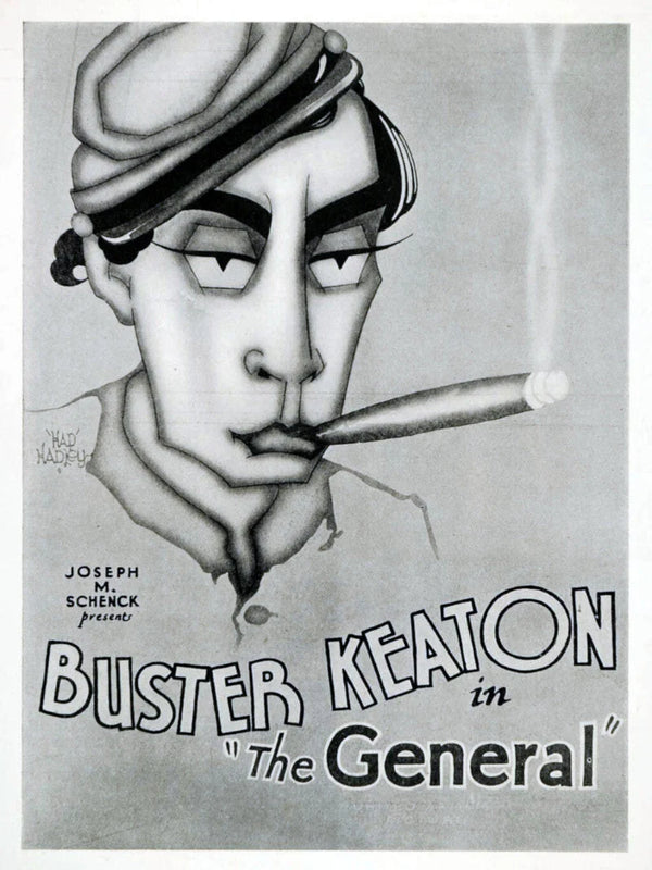The General Movie Poster - Buster Keaton Classic Silent Film Movie Poster | Film Wall Art Print