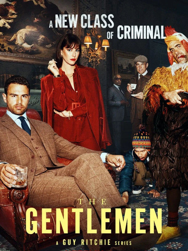 Gentlemen movie poster featuring MatthewExplore The Gentlem Movie Poster | Film Wall Art Print