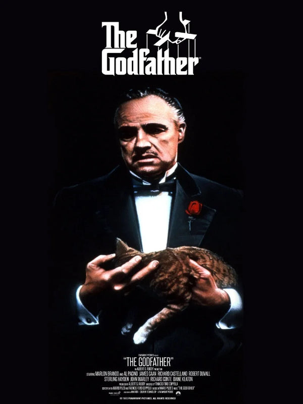 The Godfather Movie Poster - Classic Crime Drama Movie Poster | Film Wall Art Print