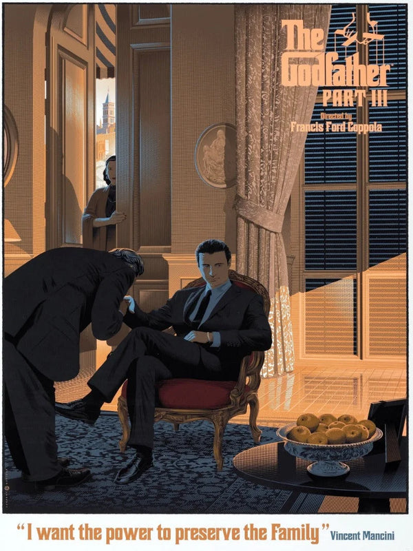 The Godfather Part III Movie Poster - Francis Ford Coppola Epic Movie Poster | Film Wall Art Print