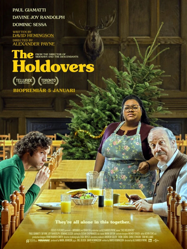 The Holdovers Movie Poster - Alexander Payne Drama Movie Poster | Film Wall Art Print