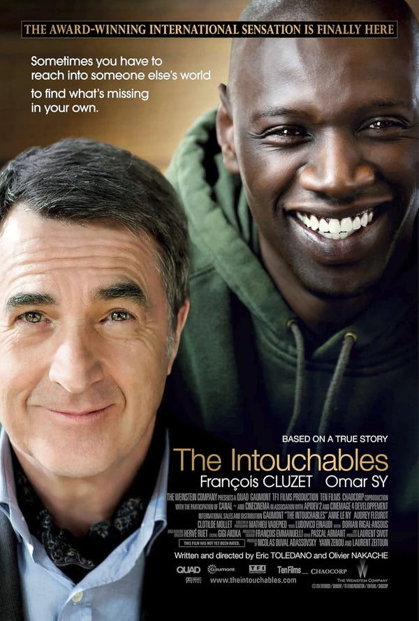 The Intouchables Movie Poster - French Comedy Drama Film Art Movie Poster | Film Wall Art Print